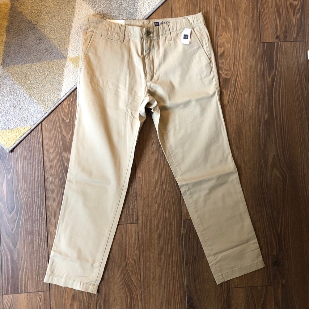 NWT Gap Slim Khaki Chino Trousers Pants